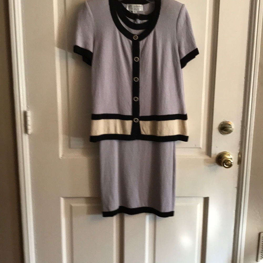 St John dress with jacket